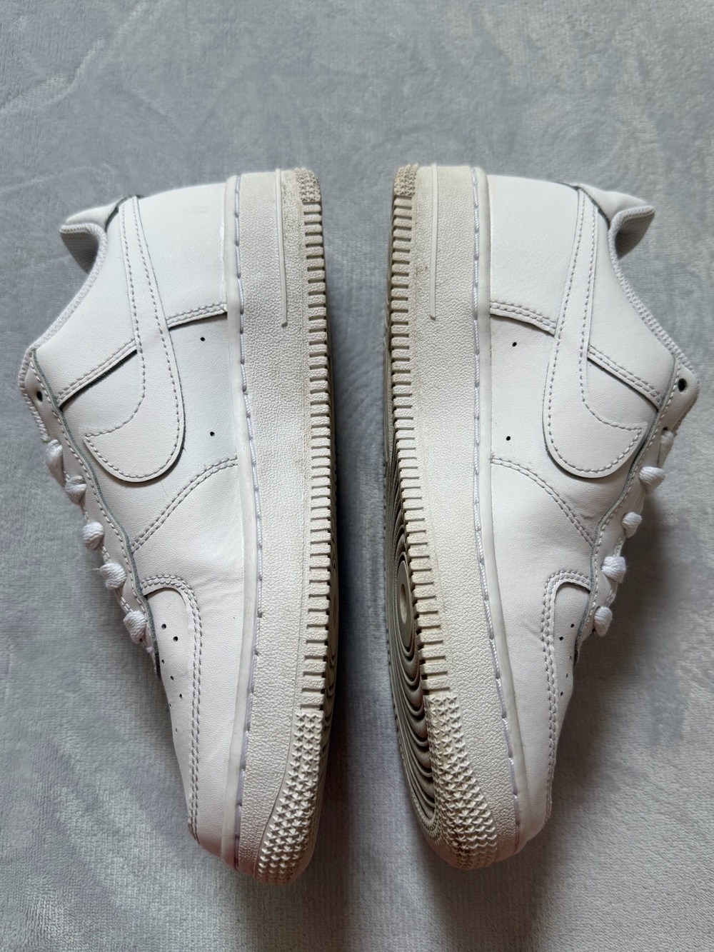 Nike Air Force 1 Low DH2920-111 2023 White Leather Sneakers 4.5Y Running Shoes - Picture 15 of 15